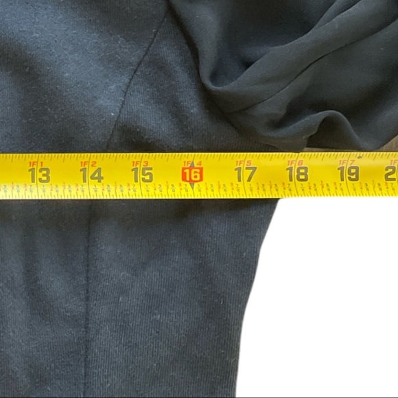 Shear Unique Daytrip Faux Leather Moto Blouse with Metal-tone Studs. Size Large. - Picture 10 of 12